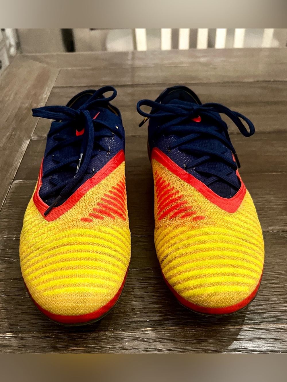 Nike Laser Orange/Lemon Venom/Blue Void Athletic Cleats